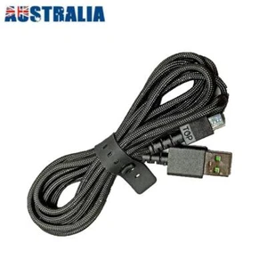 2m Nylon Micro USB Cable Line For Razer Basilisk Viper Ultimate Naga Deathadder - Picture 1 of 8