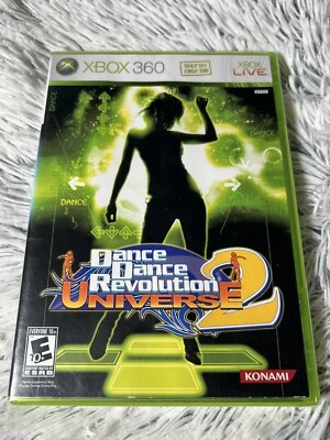 Dance Dance Revolution Universe 2 Microsoft Xbox 360 Video Game SEALED - Image 1 of 3