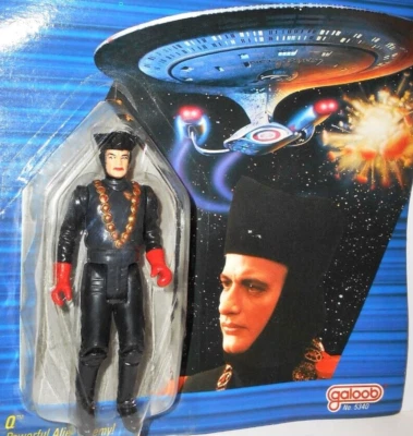 Star Trek Galoob 1988 Q Judge robes the next generation moc vintage 3.75 4 inch Foto 1 de 4
