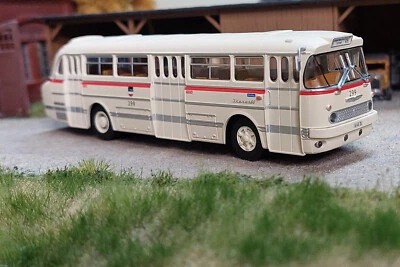 Brekina MCZ 03-380 Ikarus 66 3-Türer VEB Rostocker Straßenbahn Wagen 299 NEU  - Bild 1 von 4