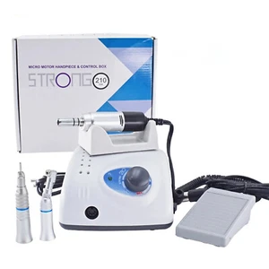 Unidad de pulido micromotor dental eléctrica STRONG 210 + tipo E Contra recto - Imagen 1 de 9