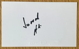 Jonas Gutierrez signierte Karteikarte Newcastle & Argentinien Legende AFTAL COA - Bild 1 von 1