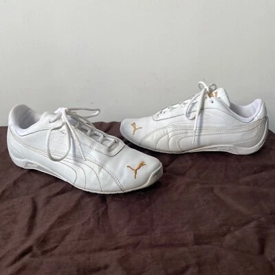 Puma Future Cats Women's White Driving Trainers Sneakers Size UK 4 US 6.5 - Image 1 of 4