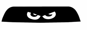 EYES Rear Brake Light Sticker BLACK for Holden CRUZE 2009-2015 - Picture 1 of 1