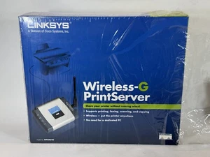 New Cisco Linksys WPSM54G Wireless-G Print Printer Server Open Box - Picture 1 of 4