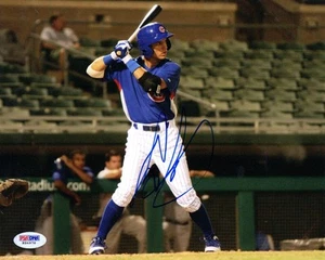 ALBERT ALMORA SIGNED AUTOGRAPHED 8x10 PHOTO CHICAGO CUBS ROOKIEGRAPH PSA/DNA - Picture 1 of 2
