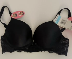 Maidenform Feeling Ultimate Gel Push Up Bra Size 32C Black NWT - Picture 1 of 10