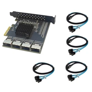 Carte adaptateur PCIe vers USB3.0 multi ports prend en charge l'alimentation SATA 900mA sortie - Photo 1/8