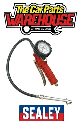 Sealey SA9312 Tyre Inflator with Twin Push-On Connector - Image 1 of 2