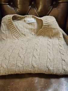 RN739766 BRAEMAR INTERNATIONAL MSCOTTISH SHETLAND 100% WOOL HAND FRAME Knitted - Picture 1 of 8