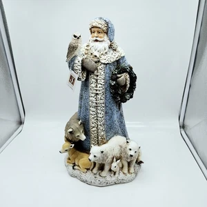 Joseph Studio römischer Weihnachtsmann Figur hellblau 16 Zoll Waldtiere Weihnachten - Bild 1 von 9
