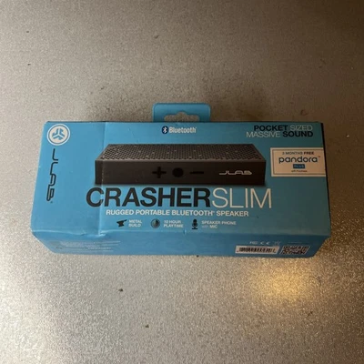 JLAB Crasher Slim Rugged Metal Portable Bluetooth Speaker - Black - Image 1 of 3
