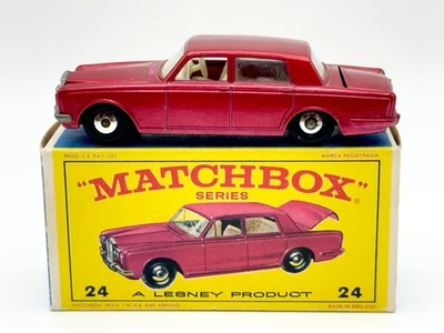 Vintage 1960s Lesney Matchbox #24 Rolls Royce Silver Shadow Minty w/Original Box - Image 1 of 4