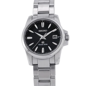 Seiko Grand Seiko Date 9F Quarz 37mm Edelstahl schwarzes Zifferblatt SBGX055 - Bild 1 von 15