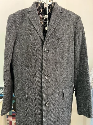 Men’s JCrew Coat Ludlow Grey Herringbone Primaloft Liner NEW/ W TAGS - Image 1 of 4