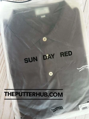 * Новый * Sun день красный кипарис микро точка фиолетовый поло - размер XL - Изображение 1 из 4