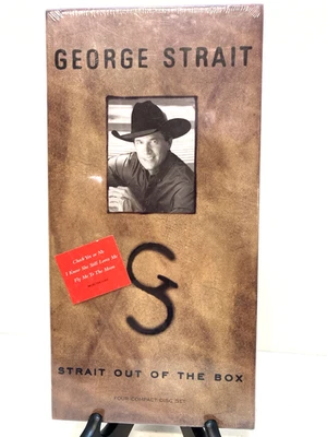George Strait - STRAIT OUT OF THE BOX Four Compact Disk Set 72 Tracks New & Seal - Image 1 of 4
