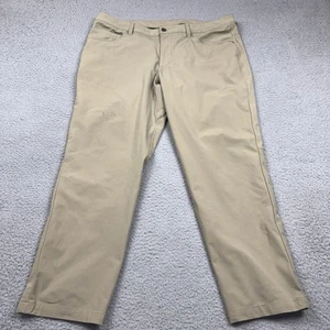 Lululemon Pants Mens 38x29 Beige Abc Classic Chino Warpstreme - Picture 1 of 13