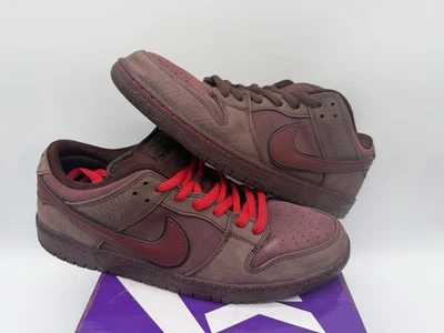 Nike SB Dunk Low PRM City of Love Burgundy Crush Fn0619 600 Sz 13 Men’s  Foto 1 de 4
