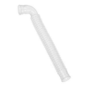 Corrugated White Drain Hose with Elbow Design for Washing Machine 15mm x 165mm - Picture 1 of 11