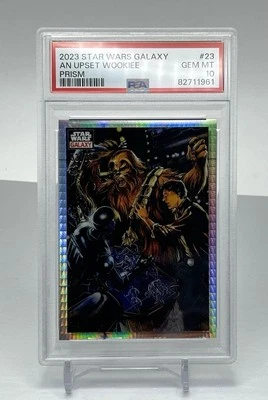 2023 Topps Star Wars Galaxy 23 An Upset Wookiee Prism 53/75 PSA 10 Gem Mint - Image 1 of 2