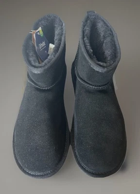 Women's Size 12 LAMO Classic 6" Suede Black Faux Fur Lined Bootie NWTGS - Image 1 of 4