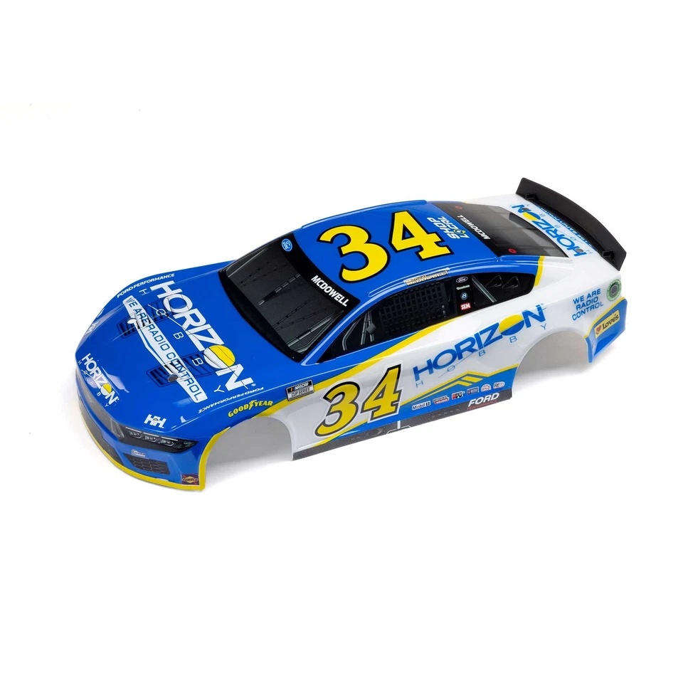 Losi McDowell #34 Horizon Hobby 2024 Body NASCAR GROM LOS-1922 - Image 1 of 1