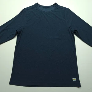 Camisa Vuori Para Hombres Pequeña Azul Oscuro Fina Manga Larga Pullover Gimnasio Capa Base Cálida S - Imagen 1 de 15