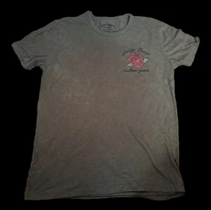 Lucky Brand T-Shirt Rückenprint Gr. M olivgrün Totenkopf  - Bild 1 von 2