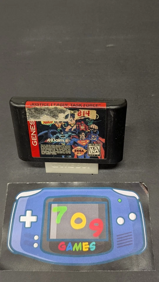 Justice League Task Force (Sega Genesis, 1995) Cart Only - Image 1 of 1