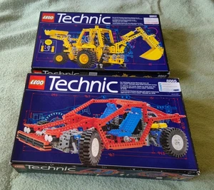 LEGO Technic 8862+8865 ,original box,Vintage 1988,full set,Pneumatik Bagger,Car - Bild 1 von 24