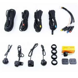 360° Surround View Panoramic Cameras For 360° Car Stereo Radio GPS Radio Player - Foto 1 di 12