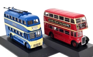 Atlas 1/76 - Weymann Trollybus & RTW Double Decker Diecast Model Buses - Picture 1 of 4