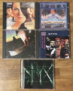 5x CD Styx - Paradise Theatre, Pieces Of Eight, Cornerstone, Best Of Times, Boat - Bild 1 von 3