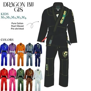 Dragon Gladius BJJ Gi - Kimono Jiu Jitsu MMA Grappling Uniform for Kids Unisex - Picture 1 of 35