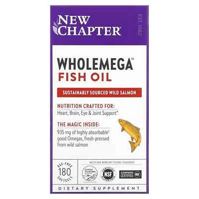 2 X 新章,全大型鱼油,180 粒软胶囊 — 第 1/3 张图片