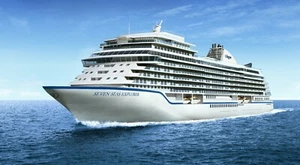 SEVEN SEAS EXPLORER CRUISE SHIP POSTER 24 X 36 Inches Looks beautiful - Bild 1 von 1