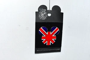 Disney Pin Mickey Kopf - Britische Flagge / NEU - Bild 1 von 2