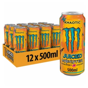 Monster Khaotic Juiced Energy Drink Dosen Großeinkauf 12 x 500ml - Bild 1 von 6