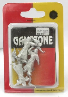 Miniaturas Gamezone 03-37 Veteran Archers II (Elves) Elf Infantry Bowmen Warrior Foto 1 de 4