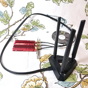 ASUS PCE-AC68 AC1900 3x3 Dual-Band PCIe Wi-Fi Wireless Adapter - Picture 1 of 12