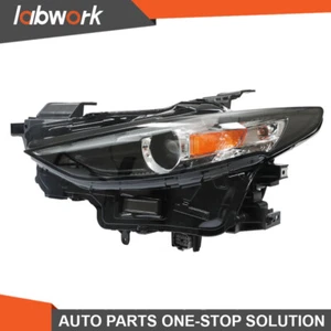 Labwork Headlight For 2019 2020 2021 Mazda 3 LED Left Driver Side Lamp W/O AFS - Picture 1 of 11