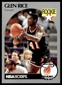 1990-91 Hoops Glen Rice Rookie Miami Heat #168