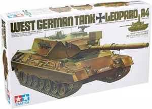 TAMIYA 1/35 Military Miniature n.112 WEST GERMAN LEOPARD A4 kit 35112 JAPAN81 - Foto 1 di 3