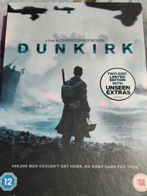 DUNKIRK 2-DISC LIMITED EDITION TOM HARDY KENNETH BRANAGH WARNER DVD NEW & SEALED - Image 1 of 4