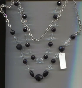 Collar COLDWATER CREEK NEGRO CLARO PLATA - Imagen 1 de 2