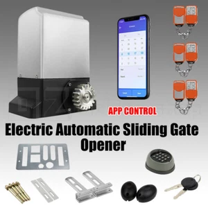 Automatic Electric Sliding Gate Opener 2000KG Motor w/ 6 Remote & APP control - Picture 1 of 17