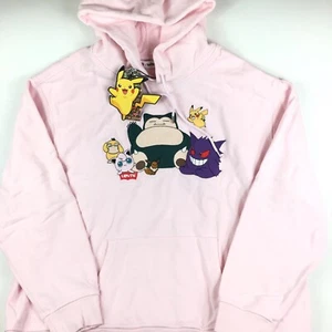 Pokemon X Levi’s 25th Anniversary Hoodie Embroidery Pink Men’s Size 2XL RARE NEW - Picture 1 of 10