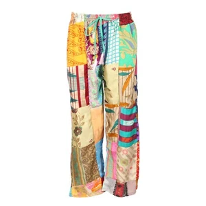 Sari Patchwork Jogger Trousers, Size UK 6 - 14 - Picture 1 of 4