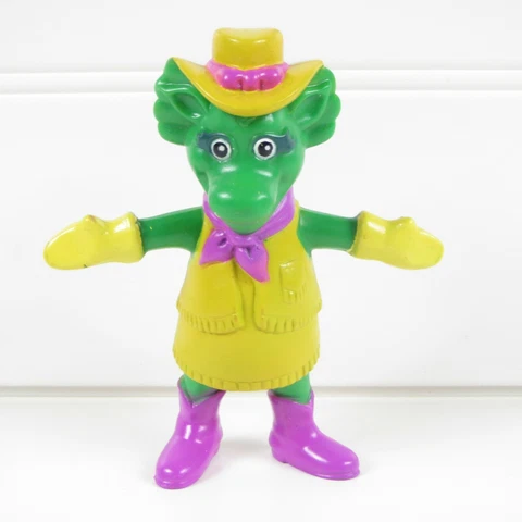 BABY BOP - BARNEY THE DINOSAUR VINTAGE 1993 KID DIMENSIONS 4.5" BENDABLE FIGURE Cover